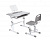 Cubby детская парта Freesia Grey + Детский стул FunDesk SST3 Grey | Картинка товара